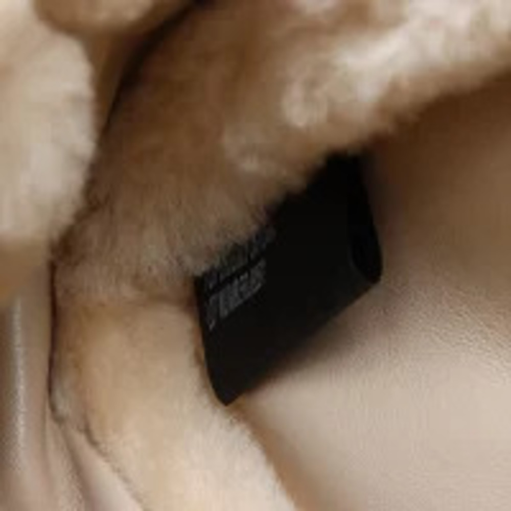 Prada Sheep Fur Handbag Beige - Picture 11 of 13
